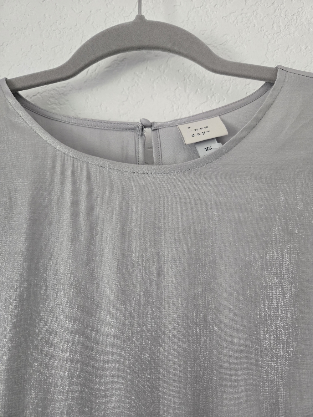 a new day Light Gray Tiered Midi Dress - Picture 2 of 7